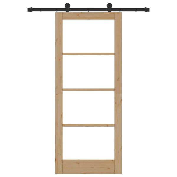 vidaXL Sliding Door ORKDAL Natural 83 x 202 cm