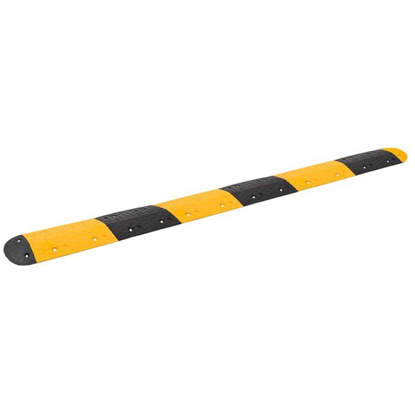 vidaXL Speed Hump Yellow&Black 323x32.5x4 cm Rubber