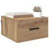 vidaXL Bedside Cabinet with Drawer 2 pcs Artisan oak 35 x 35 x 20 cm