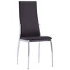 vidaXL Dining Chairs 2 pcs Brown Faux Leather