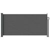 vidaXL Retractable Side Awning Anthracite 300 x 100 cm Polyester