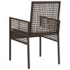 vidaXL Garden Chair 2 pcs Brown 53 x 60 x 85cm Poly Rattan