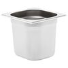 vidaXL Gastronorm Containers 8 pcs GN 1/6 150 mm Stainless Steel
