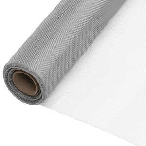 vidaXL Mesh Screen Stainless Steel 60x1000 cm Silver
