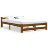 vidaXL Bed Frame without Mattress Honey Brown Solid Pine Wood 140x200cm