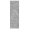 vidaXL Plant Stand Concrete Grey 33x33x100 cm Engineered Wood