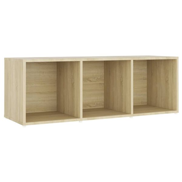 vidaXL TV Cabinets 2 pcs Sonoma Oak 107x35x37 cm Engineered Wood