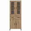 vidaXL Highboard Artisan Oak 69.5 x 34 x 180 cm Engineered Wood