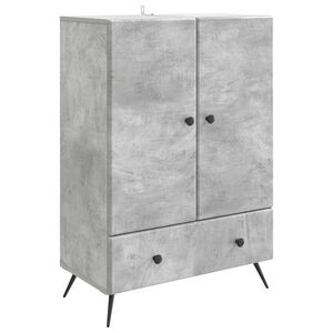 vidaXL Sideboard Concrete Grey 66 x 34.5 x 95 cm Engineered Wood
