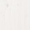 vidaXL Garden Planter White 110x60x68.5 cm Solid Wood Pine