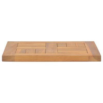 vidaXL Square Table Top 40x40x2.5 cm Solid Wood Teak