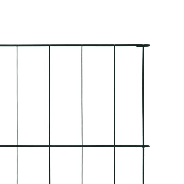 vidaXL Garden Fence Set 115x79 cm Green