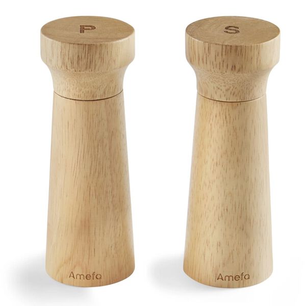 Amefa Salt and Pepper Mill 15 cm 2 pcs Wood