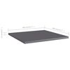vidaXL Bookshelf Boards 8 pcs High Gloss Grey 40x40x1.5 cm Engineered Wood