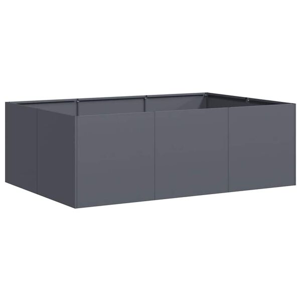 vidaXL Planter Anthracite 120x80x40 cm Steel