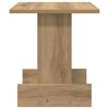 vidaXL End Table Artisan Oak 35.5 x 35 x 40 cm Engineered Wood