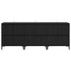 vidaXL Sideboards 3 pcs Black Oak 60 x 35 x 70 cm Engineered Wood