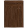 vidaXL Shoe Cabinet Brown Oak 60x35x84 cm Engineered Wood