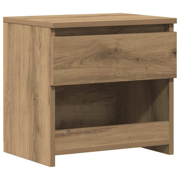 vidaXL Bedside Cabinet Artisan Oak 40x30x39 cm Engineered Wood