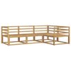 vidaXL Outdoor Sofa Set 4 pcs White 245.5 x 166.5 x 73 cm