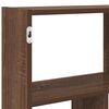 vidaXL Wall Cube Shelf 12 Compartments Brown Oak Engineered Wood