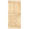 vidaXL Sliding Door with Hardware Set 95x210 cm Solid Wood Pine