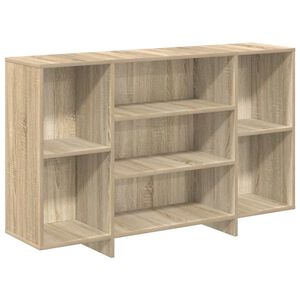 vidaXL Sideboard Sonoma Oak 120x30x75 cm Engineered Wood