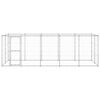 vidaXL Outdoor Dog Kennel Galvanised Steel 12.1 m&sup2;