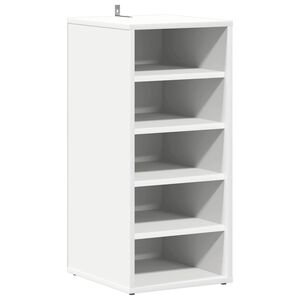 vidaXL Shoe Cabinet White 31.5x35x70 cm Engineered Wood