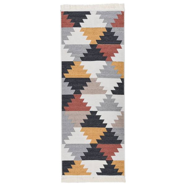 vidaXL Rug Multicolour 100x300 cm Cotton