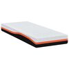 vidaXL Mattress White and Grey 70 x 200 cm Gel Memory Foam