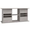 vidaXL Aquarium Stand Grey Sonoma 121x41x58 cm Engineered Wood