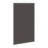vidaXL Pleated Blind Black 120x200 cm Fabric Width 119.4 cm Polyester