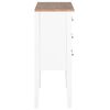 vidaXL Sideboard White 54x30x80 cm Solid Wood