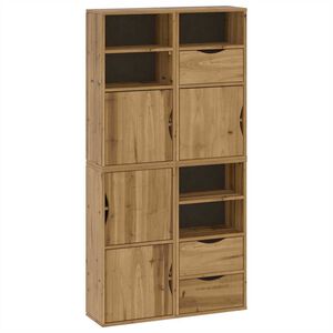 vidaXL Side Cabinets 4 pcs "ODDA" 40x24x79 cm Solid Wood Pine
