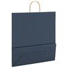 vidaXL Paper Bags 250 pcs with Handles Blue 45x17x48 cm