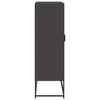 vidaXL Highboard Black 68x39x123 cm Steel