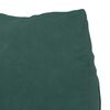 vidaXL Back Pillow Dark Green 60 x 20 x 50 cm Corduroy Fabric