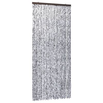 vidaXL Insect Curtain Brown and Beige 100x220 cm Chenille