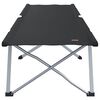 vidaXL Folding Camping Bed Folding 2 pcs Black 194 x 62.5 x 42.5 cm