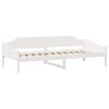 vidaXL Bed Frame without Mattress White 90x200 cm Solid Wood Pine
