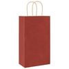 vidaXL Paper Bags 50 pcs with Handles Red 21x11x36 cm