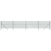 vidaXL Chain Link Fence Green 1.6x10 m