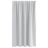 vidaXL Blackout Curtains with Rings 2 pcs Pale Grey 140 x 140 cm