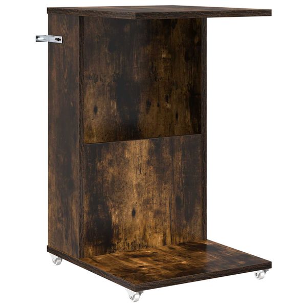 vidaXL Side Table Smoked Oak 40 x 35 x 60 cm Engineered Wood