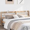 vidaXL Headboard with Shelves 200 cm Solid Wood Pine