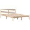 vidaXL Bed Frame without Mattress 150x200 cm King Size Solid Wood Pine