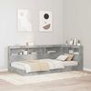 vidaXL Storage Headboard Concrete Grey 90 cm Engineered Wood