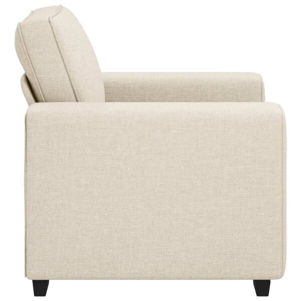 vidaXL Sofa Beige 100 x 77 x 82 cm Linen