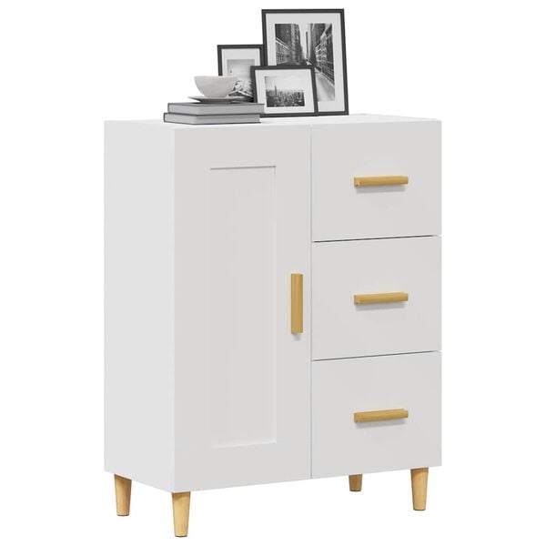vidaXL Sideboard White 69.5x34x90 cm Engineered Wood